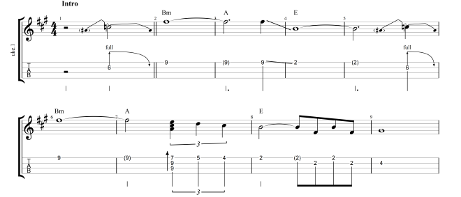Intro tab