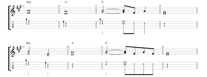 Verse variation 1