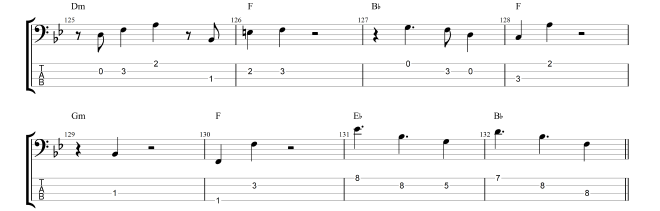 Bass chorus B