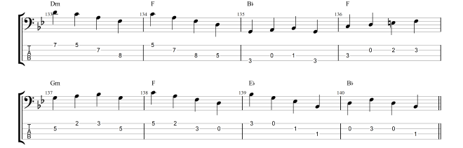 Bass outro